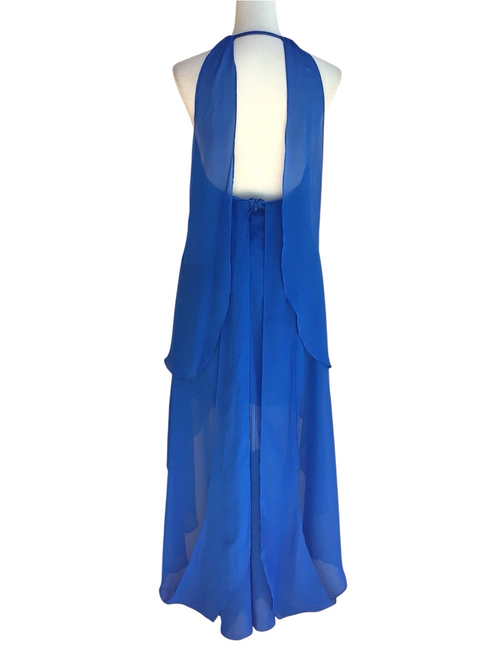 Cache Blue Draped Halter Dress - Picture 4 of 7